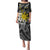 Philippines Sampaguita Personalised Puletasi Women's Day LT7 Long Dress Black - Polynesian Pride