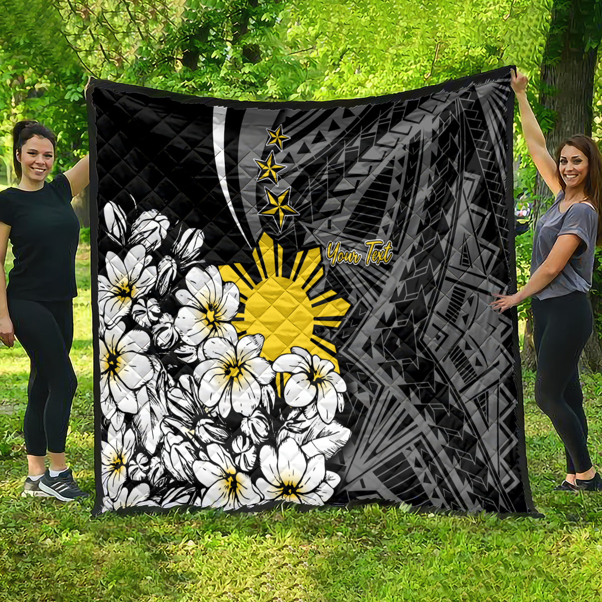 Philippines Sampaguita Personalised Quilt Women's Day LT7 - Polynesian Pride