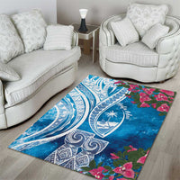 Hafa Adai Guam Area Rug Crystal Waves LT7 - Polynesian Pride