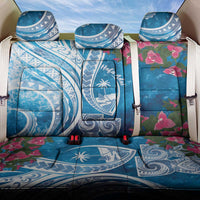 Hafa Adai Guam Back Car Seat Cover Crystal Waves LT7 One Size Blue - Polynesian Pride