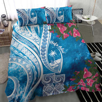 Hafa Adai Guam Bedding Set Crystal Waves LT7 - Polynesian Pride
