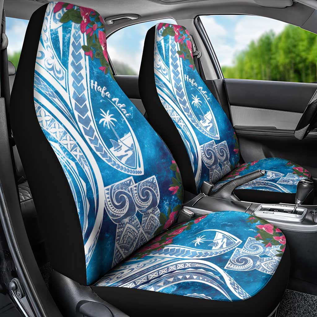Hafa Adai Guam Car Seat Cover Crystal Waves LT7 - Polynesian Pride