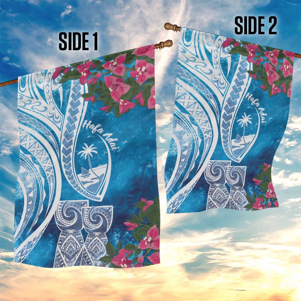 Hafa Adai Guam Garden Flag Crystal Waves LT7 - Polynesian Pride