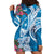 Hafa Adai Guam Hoodie Dress Crystal Waves