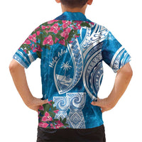 Hafa Adai Guam Kid Hawaiian Shirt Crystal Waves LT7 - Polynesian Pride