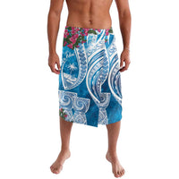 Hafa Adai Guam Lavalava Crystal Waves LT7 Blue - Polynesian Pride