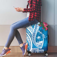Hafa Adai Guam Luggage Cover Crystal Waves LT7 - Polynesian Pride