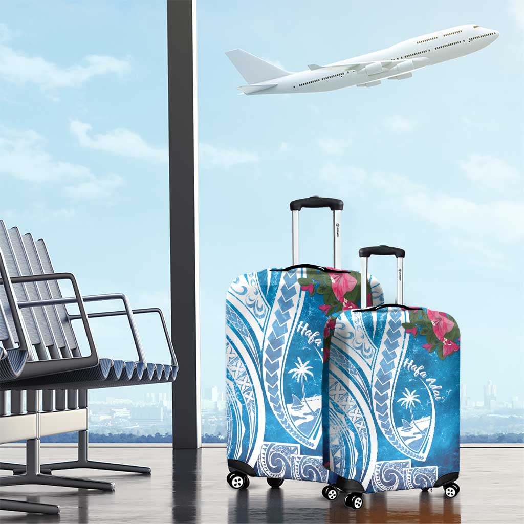 Hafa Adai Guam Luggage Cover Crystal Waves LT7 - Polynesian Pride