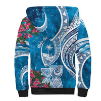 Hafa Adai Guam Sherpa Hoodie Crystal Waves LT7 - Polynesian Pride