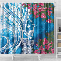 Hafa Adai Guam Shower Curtain Crystal Waves LT7 - Polynesian Pride