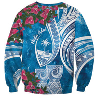 Hafa Adai Guam Sweatshirt Crystal Waves LT7 - Polynesian Pride