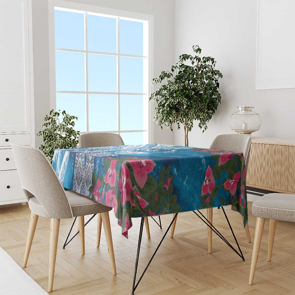 Hafa Adai Guam Tablecloth Crystal Waves LT7 - Polynesian Pride