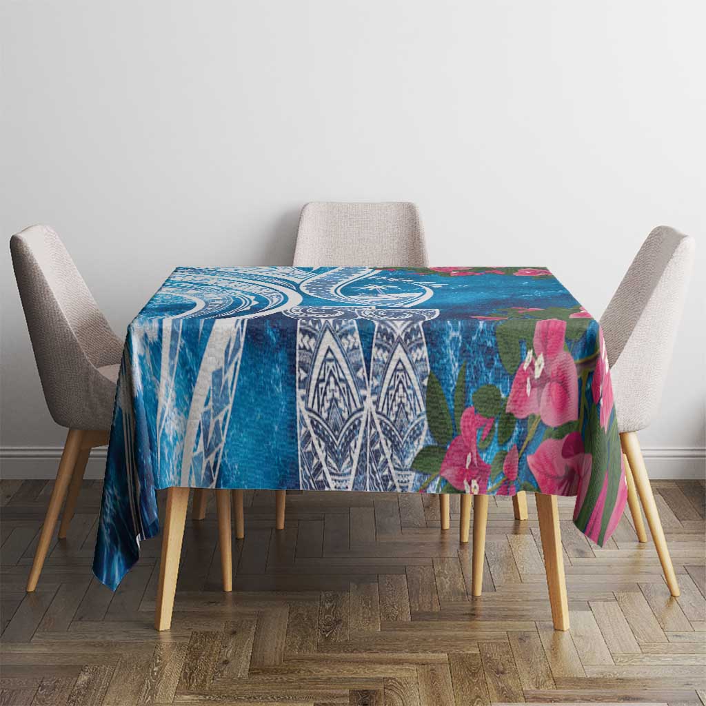 Hafa Adai Guam Tablecloth Crystal Waves LT7 - Polynesian Pride