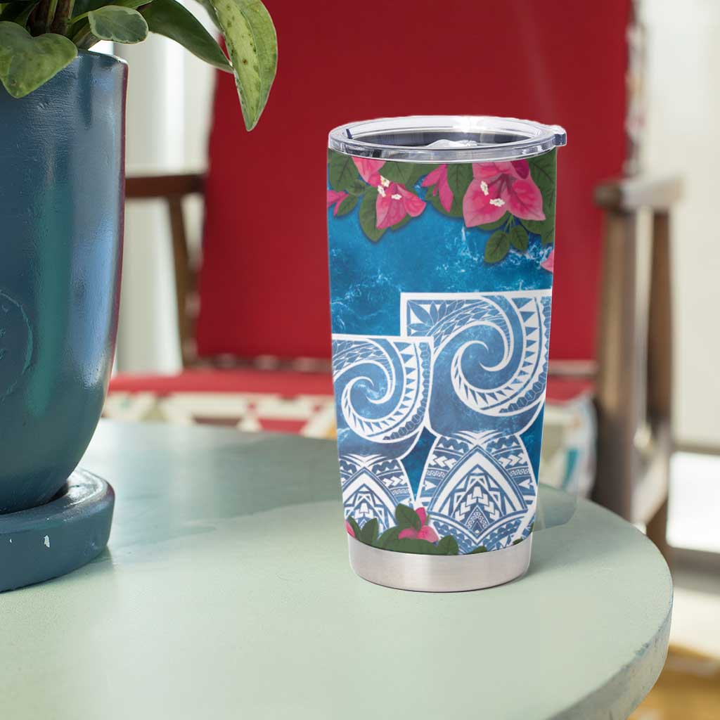 Hafa Adai Guam Tumbler Cup Crystal Waves LT7 - Polynesian Pride