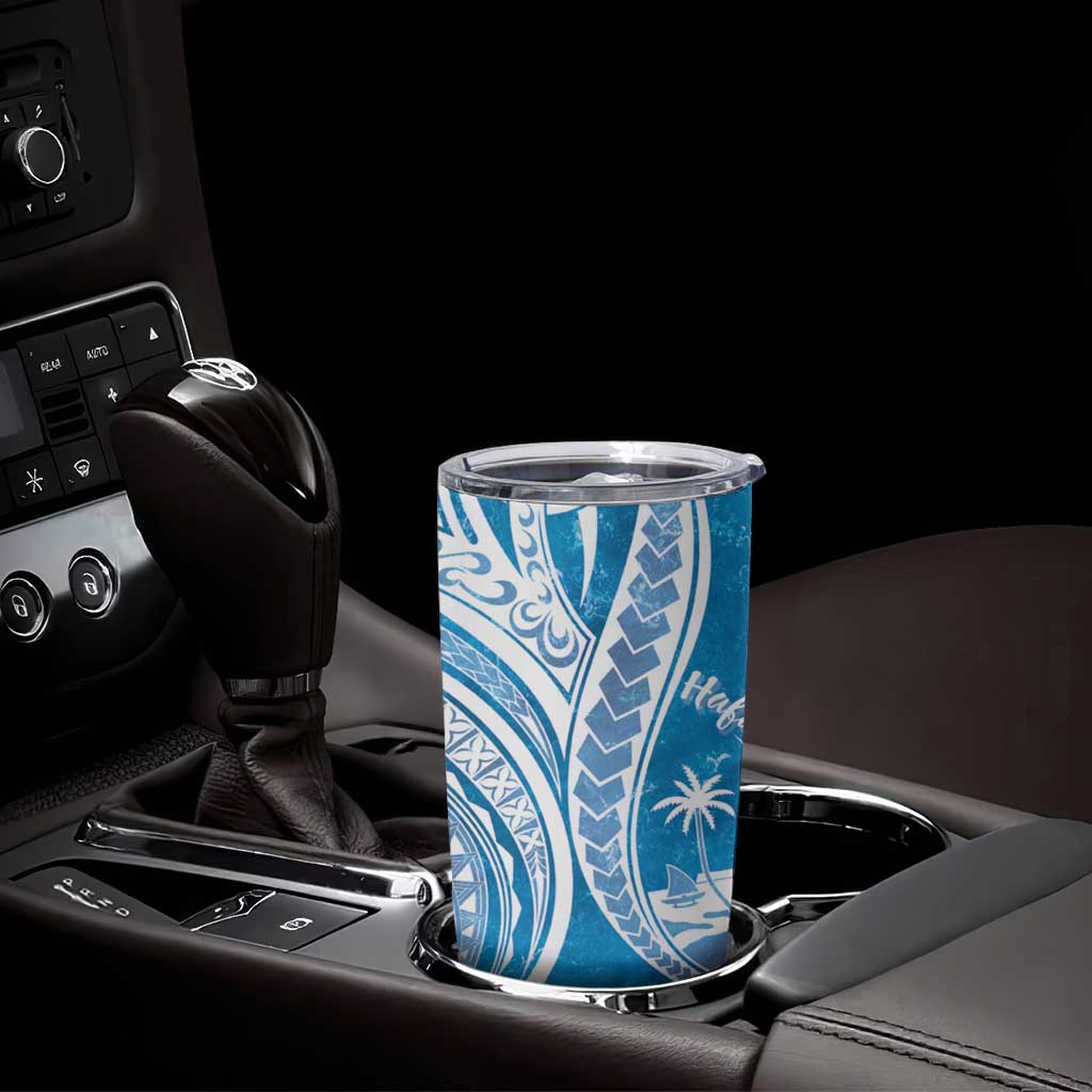 Hafa Adai Guam Tumbler Cup Crystal Waves LT7 - Polynesian Pride