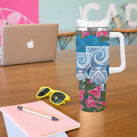 Hafa Adai Guam Tumbler With Handle Crystal Waves LT7 - Polynesian Pride
