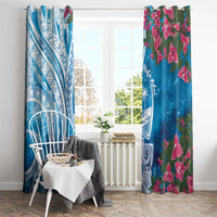 Hafa Adai Guam Window Curtain Crystal Waves LT7 - Polynesian Pride