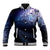 New Zealand Aotearoa Matariki Baseball Jacket Starry Silver Fern