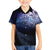 New Zealand Aotearoa Matariki Family Matching Short Sleeve Bodycon Dress and Hawaiian Shirt Starry Silver Fern