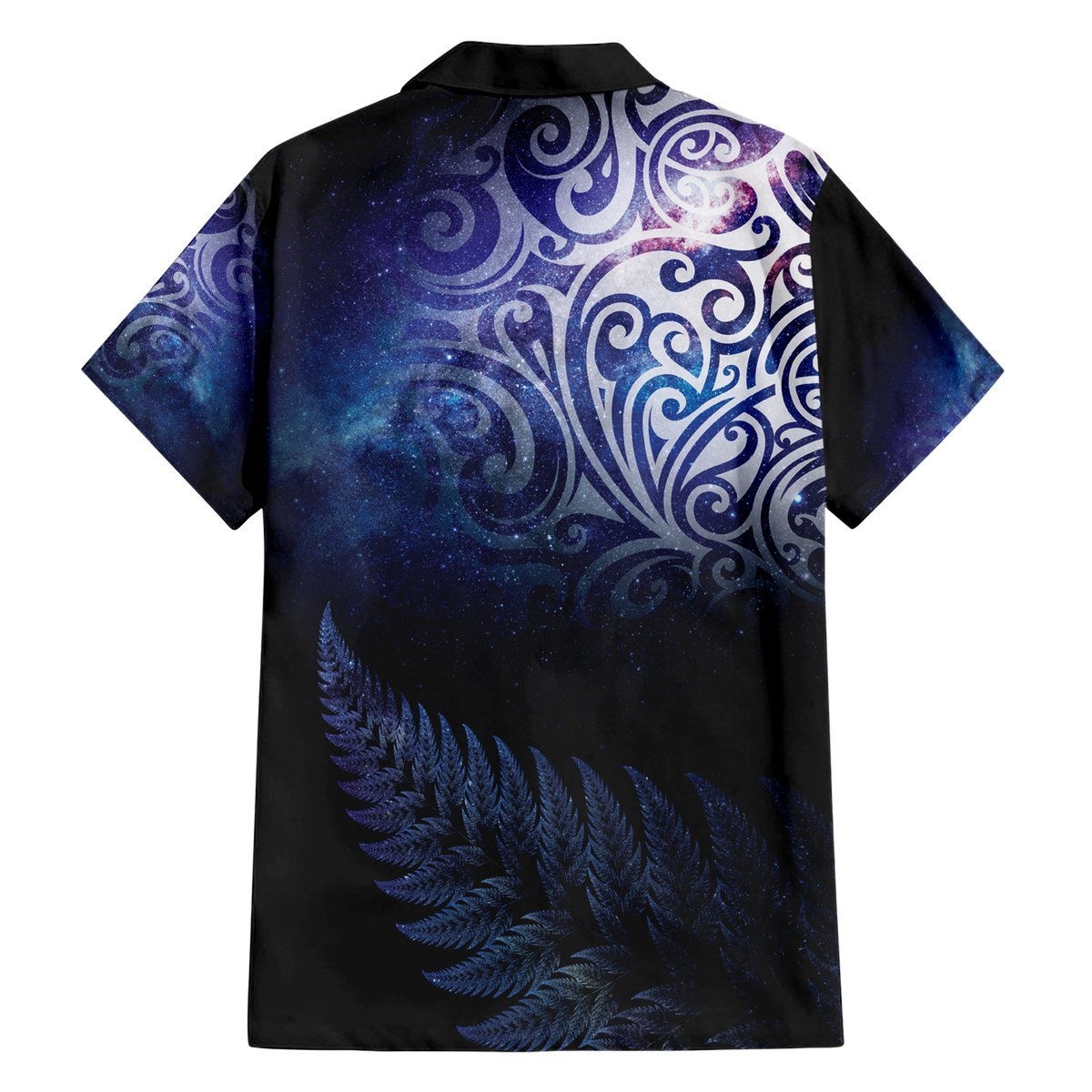 New Zealand Aotearoa Matariki Hawaiian Shirt Starry Silver Fern LT7 - Polynesian Pride