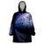 New Zealand Aotearoa Matariki Wearable Blanket Hoodie Starry Silver Fern