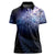 New Zealand Aotearoa Matariki Women Polo Shirt Starry Silver Fern