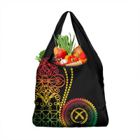 Proudly Ni-Van Sandroing Inspired Classic Style Grocery Bag LT7 1-pack One Size Colorful - Polynesian Pride