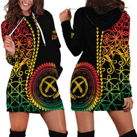 Proudly Ni-Van Sandroing Inspired Classic Style Hoodie Dress LT7 - Polynesian Pride