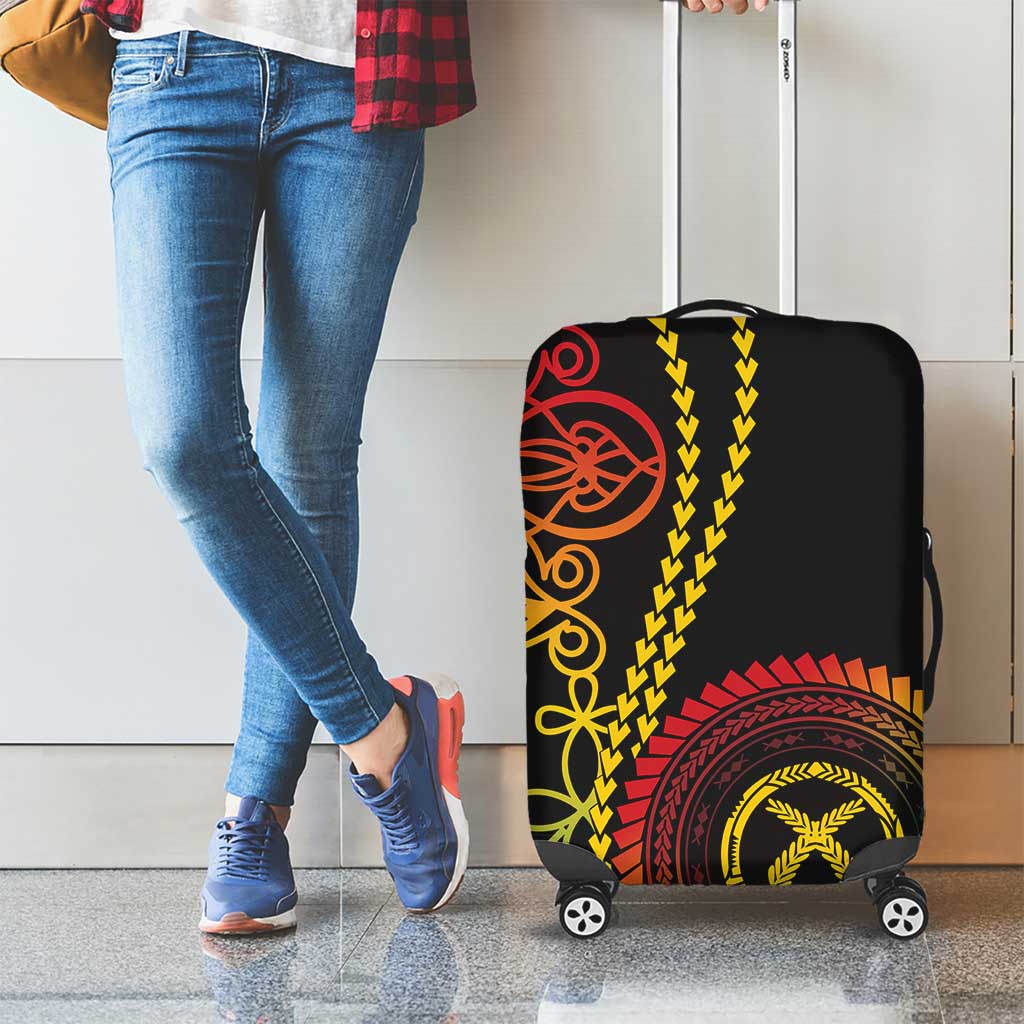 Proudly Ni-Van Sandroing Inspired Classic Style Luggage Cover LT7 - Polynesian Pride