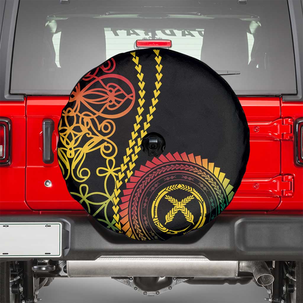 Proudly Ni-Van Sandroing Inspired Classic Style Spare Tire Cover LT7 - Polynesian Pride