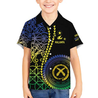 Proudly Ni-Van Sandroing Inspired Kid Hawaiian Shirt Malampa Classic Style LT7 Kid Colorful - Polynesian Pride