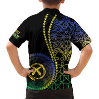 Proudly Ni-Van Sandroing Inspired Kid Hawaiian Shirt Malampa Classic Style LT7 - Polynesian Pride