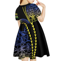 Proudly Ni-Van Sandroing Inspired Kid Short Sleeve Dress Malampa Classic Style LT7 - Polynesian Pride