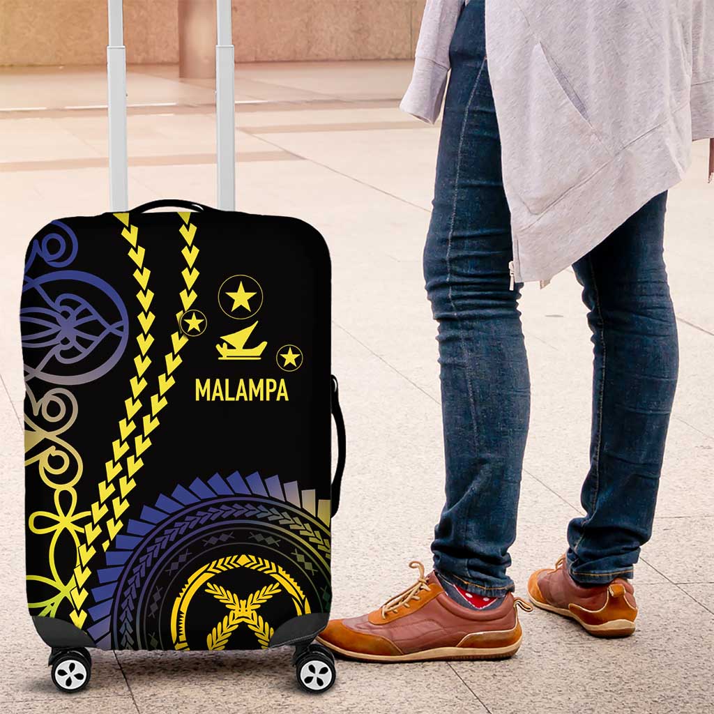Proudly Ni-Van Sandroing Inspired Luggage Cover Malampa Classic Style LT7 Colorful - Polynesian Pride