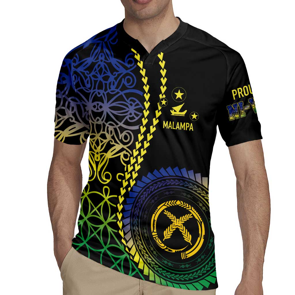 Proudly Ni-Van Sandroing Inspired Rugby Jersey Malampa Classic Style LT7 - Polynesian Pride