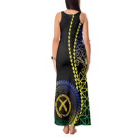 Proudly Ni-Van Sandroing Inspired Tank Maxi Dress Malampa Classic Style LT7 - Polynesian Pride
