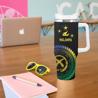 Proudly Ni-Van Sandroing Inspired Tumbler With Handle Malampa Classic Style LT7 - Polynesian Pride