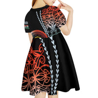Proudly Ni-Van Sandroing Inspired Kid Short Sleeve Dress Penama Classic Style LT7 - Polynesian Pride