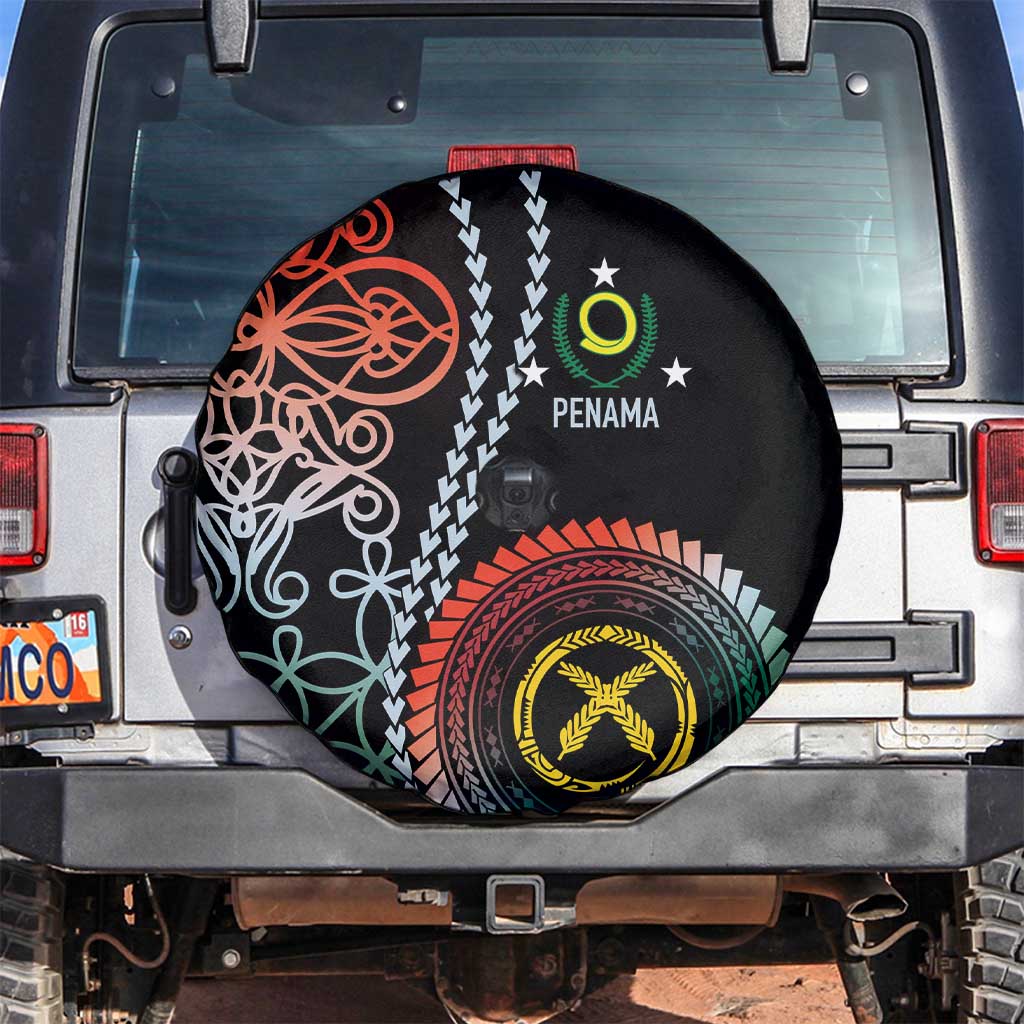 Proudly Ni-Van Sandroing Inspired Spare Tire Cover Penama Classic Style LT7 Colorful - Polynesian Pride