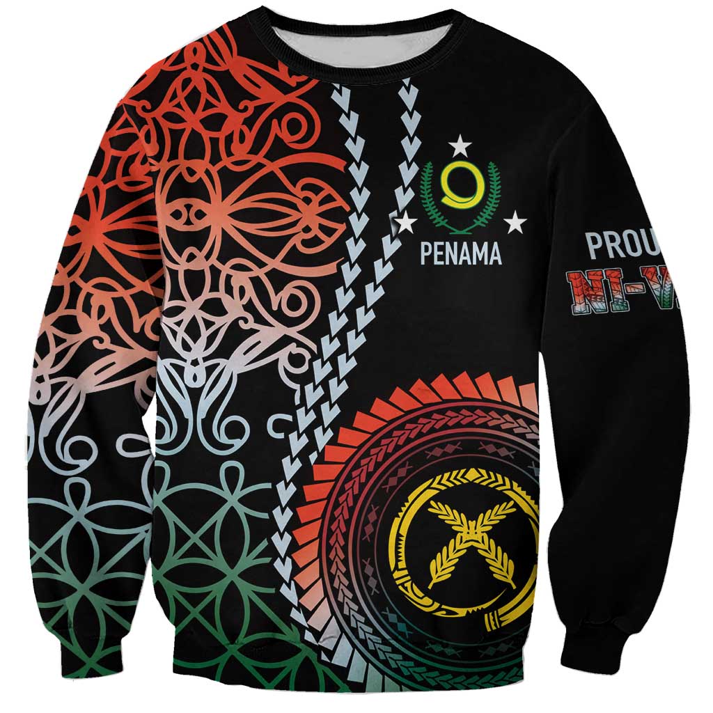 Proudly Ni-Van Sandroing Inspired Sweatshirt Penama Classic Style LT7 Unisex Colorful - Polynesian Pride
