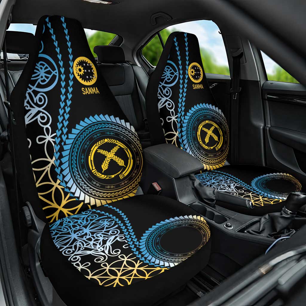 Proudly Ni-Van Sandroing Inspired Car Seat Cover Sanma Classic Style LT7 One Size Colorful - Polynesian Pride