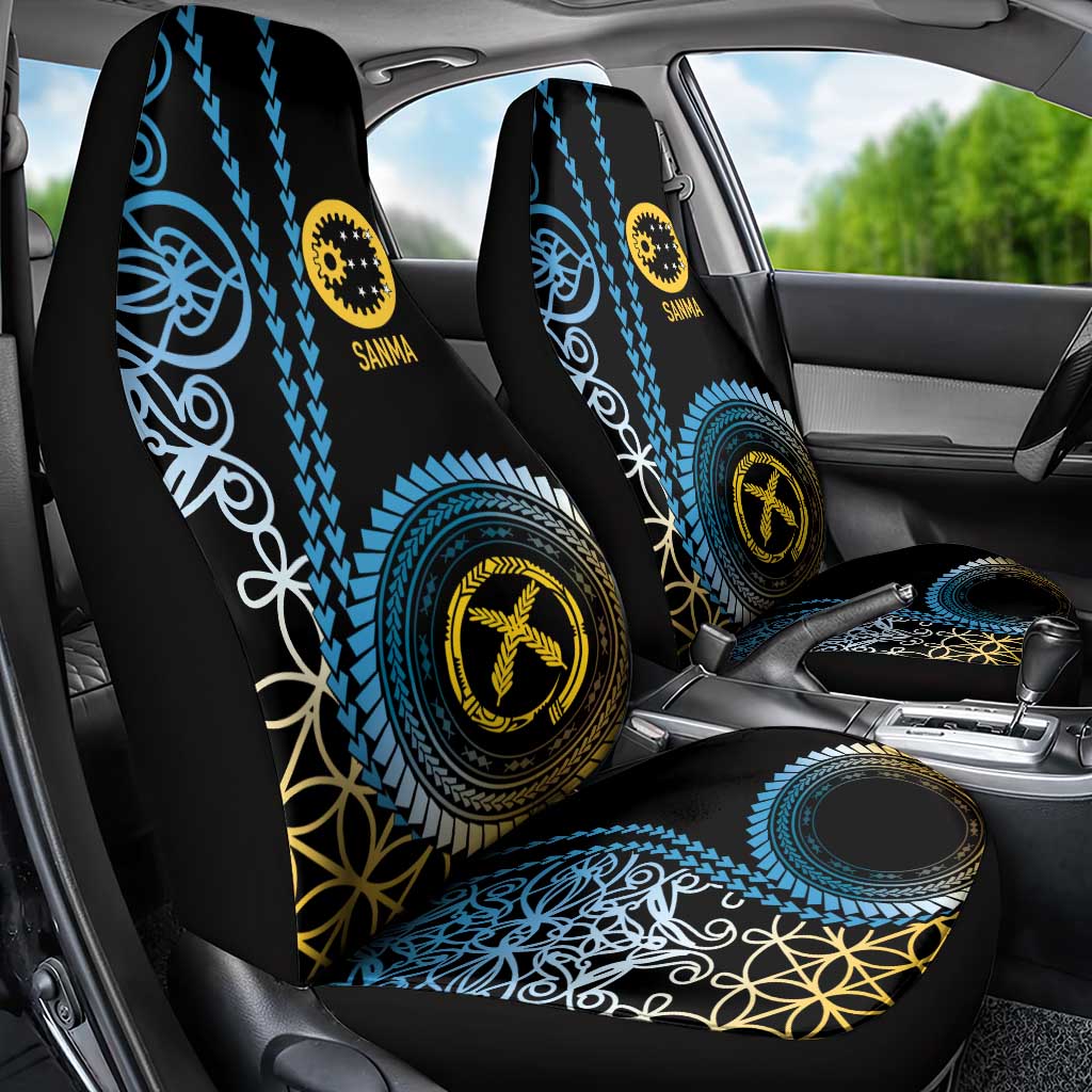 Proudly Ni-Van Sandroing Inspired Car Seat Cover Sanma Classic Style LT7 - Polynesian Pride