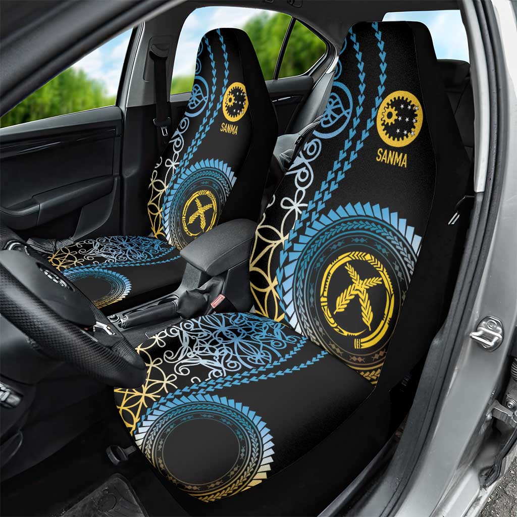 Proudly Ni-Van Sandroing Inspired Car Seat Cover Sanma Classic Style LT7 - Polynesian Pride