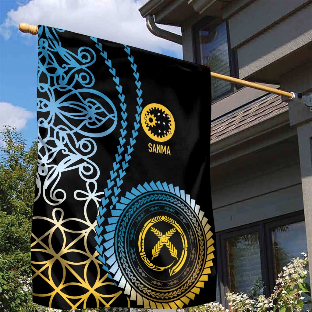 Proudly Ni-Van Sandroing Inspired Garden Flag Sanma Classic Style LT7 - Polynesian Pride