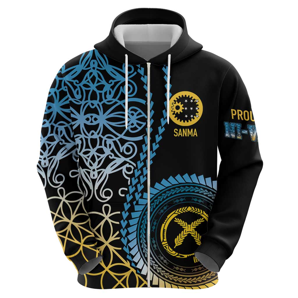 Proudly Ni-Van Sandroing Inspired Hoodie Sanma Classic Style LT7 - Polynesian Pride