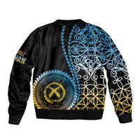 Proudly Ni-Van Sandroing Inspired Sleeve Zip Bomber Jacket Sanma Classic Style LT7 - Polynesian Pride