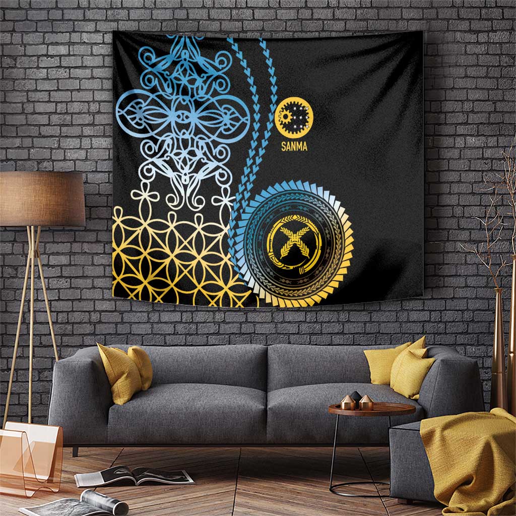 Proudly Ni-Van Sandroing Inspired Tapestry Sanma Classic Style LT7 Colorful - Polynesian Pride