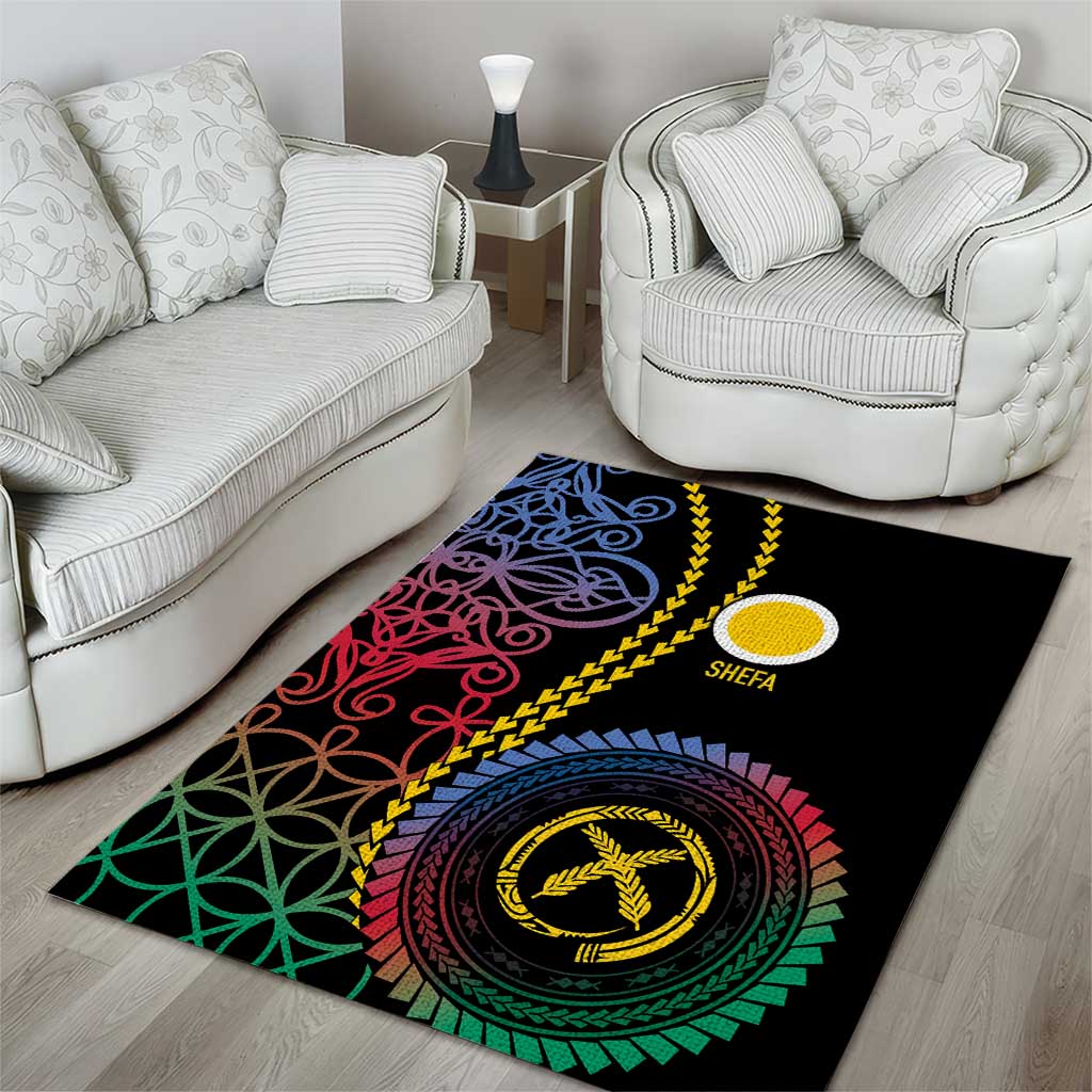 Proudly Ni-Van Sandroing Inspired Area Rug Shefa Classic Style LT7 - Polynesian Pride