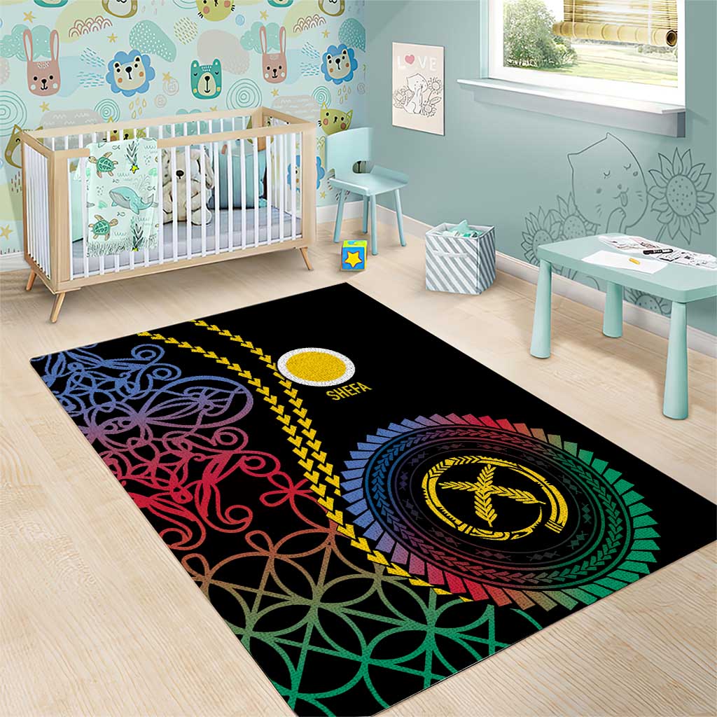 Proudly Ni-Van Sandroing Inspired Area Rug Shefa Classic Style LT7 - Polynesian Pride