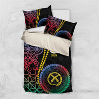 Proudly Ni-Van Sandroing Inspired Bedding Set Shefa Classic Style LT7 US Twin 172cm x 218cm Colorful - Polynesian Pride